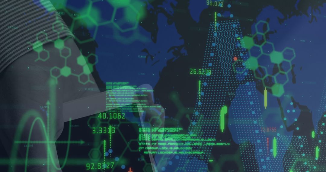 Business Professional Analyzing Digital Data on Tablet