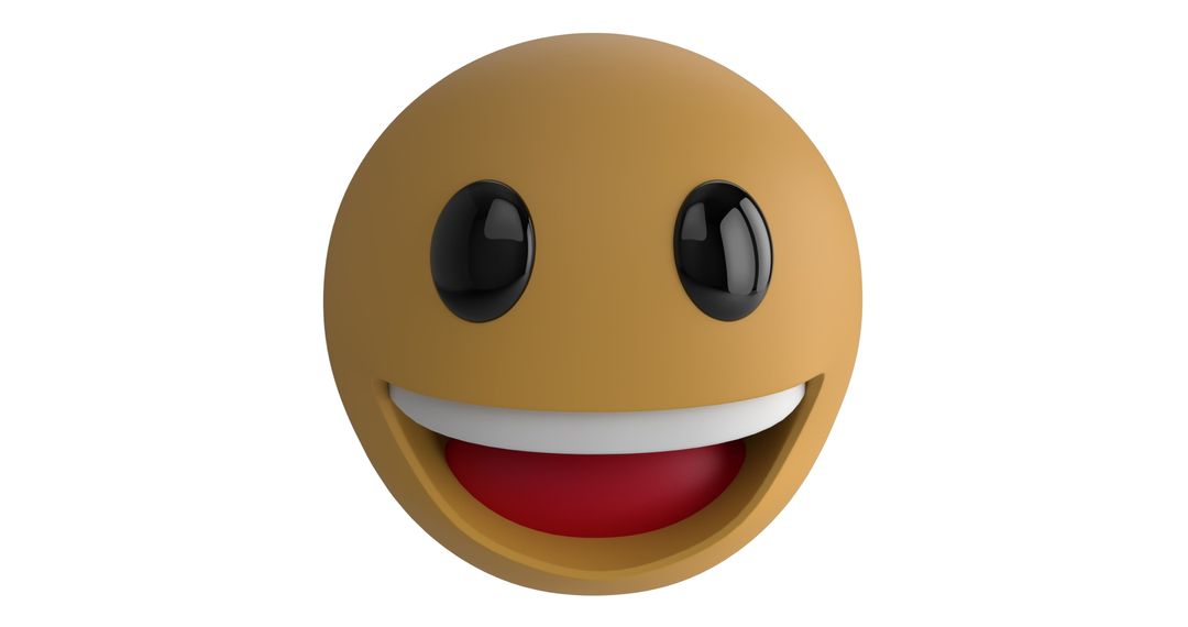 Laughing Emoji Icon with White Background - Free Images, Stock Photos and Pictures on Pikwizard.com