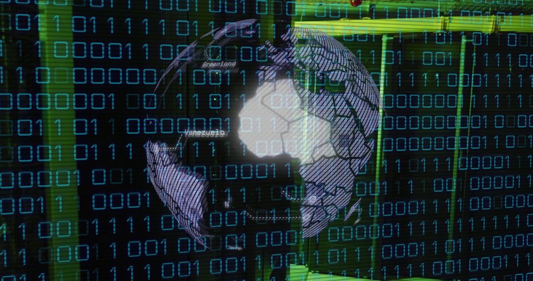 Global connections with digital binary code and data processing