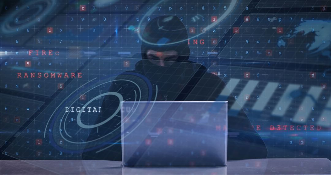 Cybersecurity Threat Explored Through Conceptual Hacker Interface