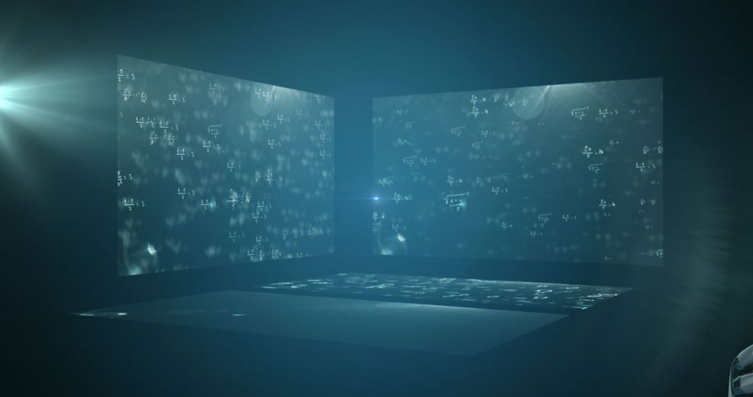 Futuristic Data Processing on Virtual Screens