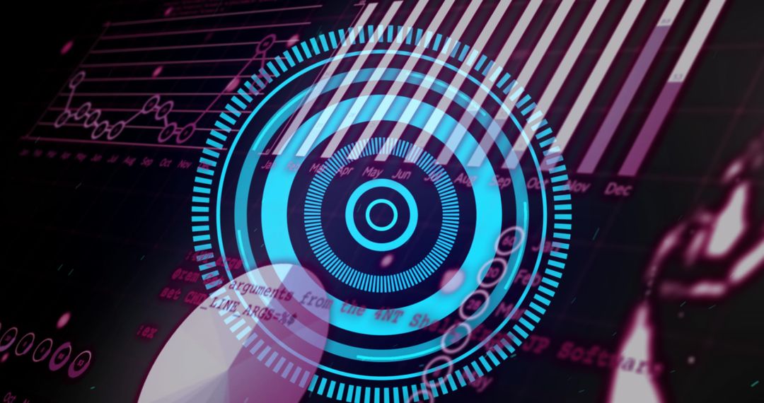 Abstract Digital Data Interface with Graphic Displays