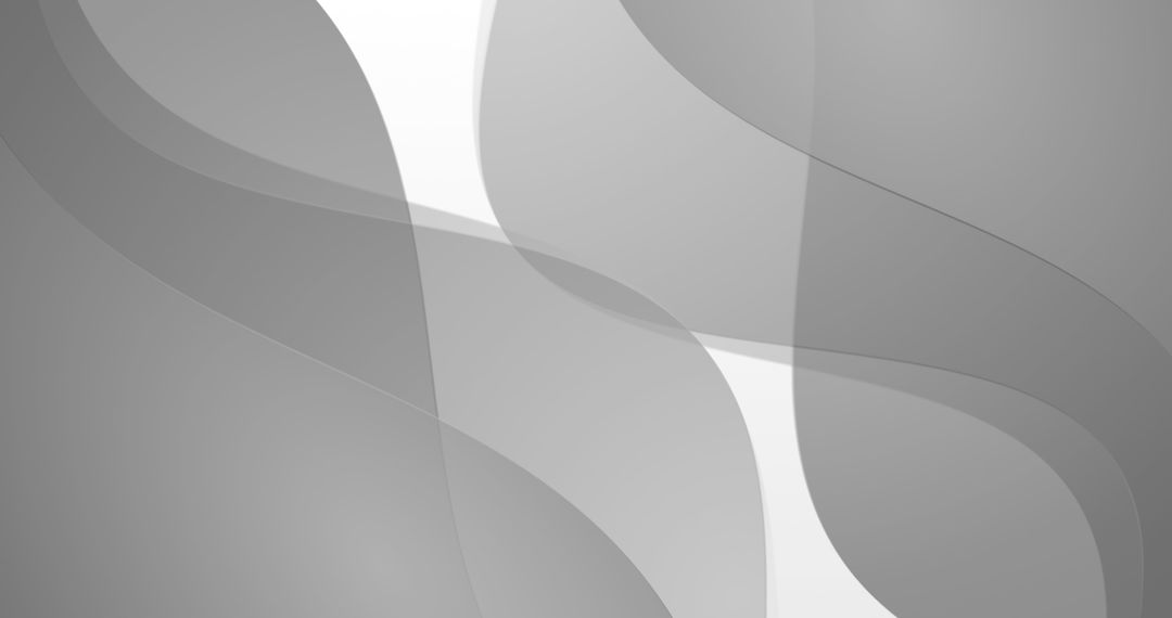 Abstract Grey Wavy Overlapping Layers Pattern Background