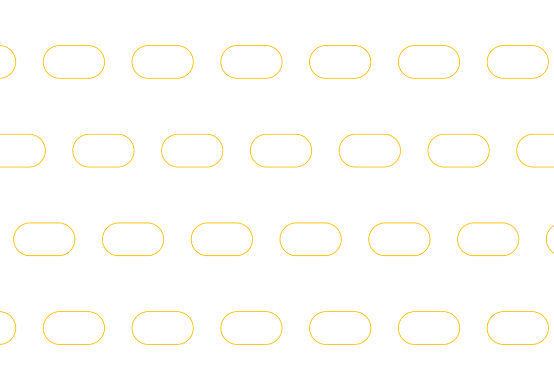 Orange Geometric Pattern on Transparent Background Vector