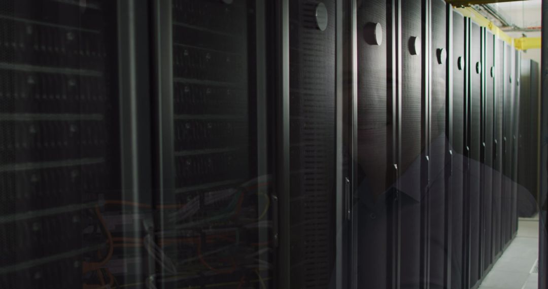 Modern Server Room with Advanced Networking Technology - Free Images, Stock Photos and Pictures on Pikwizard.com