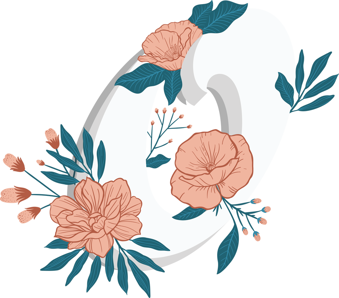 Floral Wreath with Minimalist White Design on Transparent Background - Download Free Stock Images Pikwizard.com