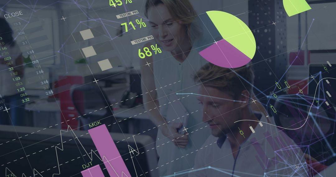 Digital Data Interfaces in Office with Business Professionals