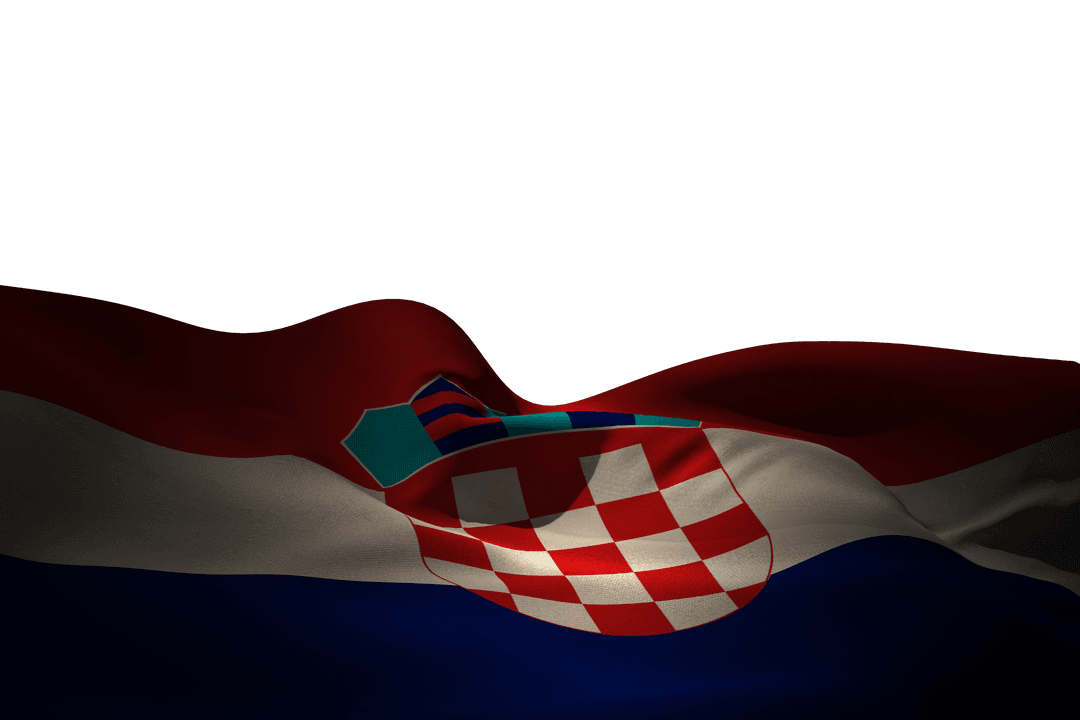 Croatian Flag Waving: Clear and Transparent Inspiration