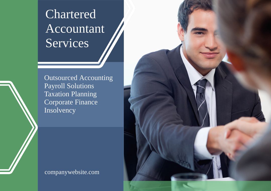 Professional Chartered Accountant Firm Services Advertisement