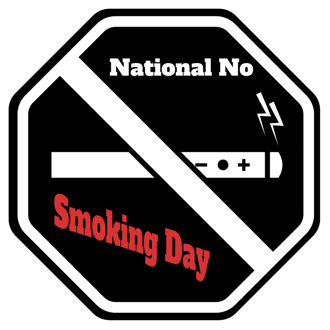 National No Smoking Day Sign Promoting Smoke-Free Commitments