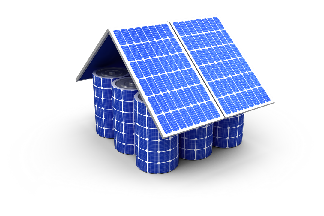 3D Model Transparent House Made from Solar Panels and Cells - Download Free Stock Images Pikwizard.com