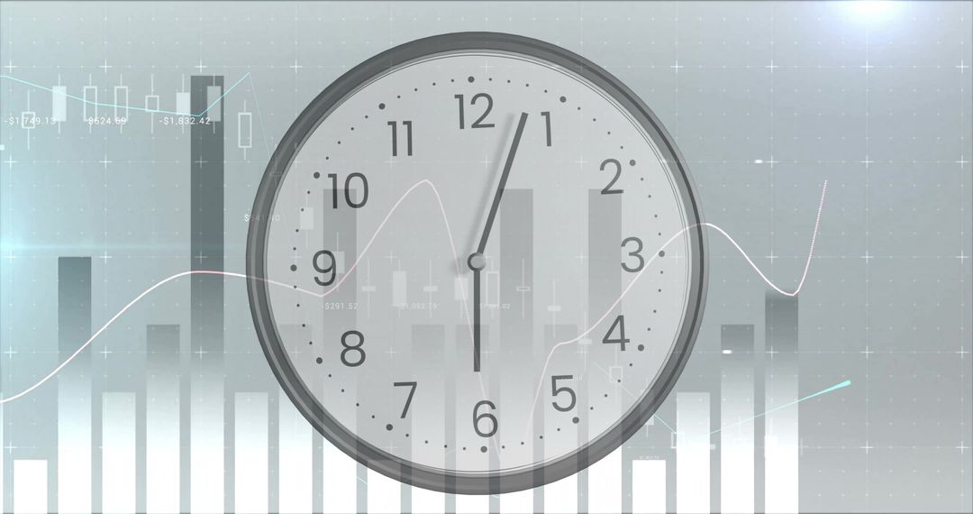 Financial Data Overlapping with Clock for Business Time Management