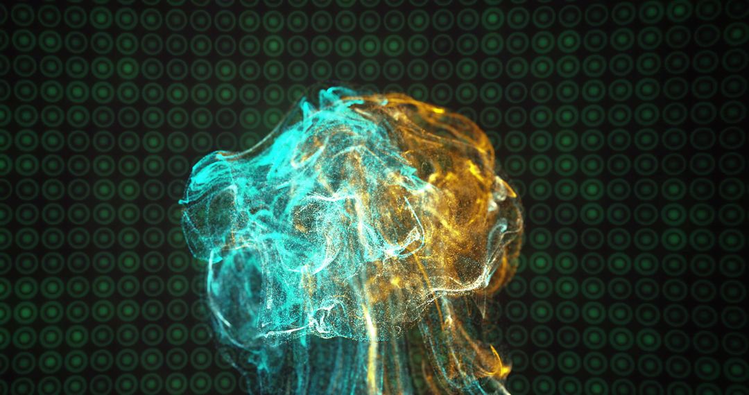 Futuristic Technology Interface with Vibrant Flowing Colors