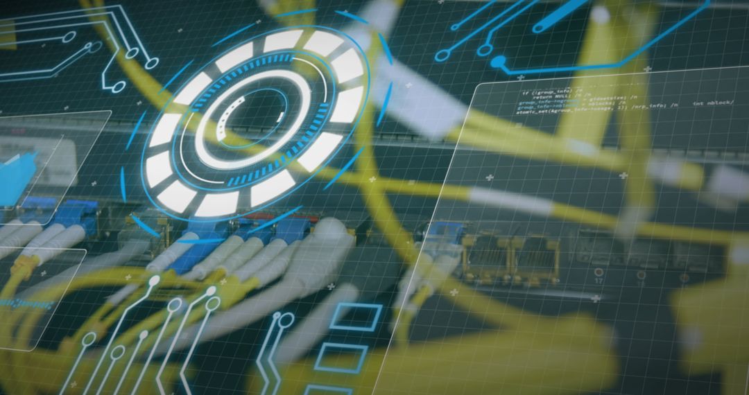 Digital Data Flow Network Circuit Over Wiring Connections