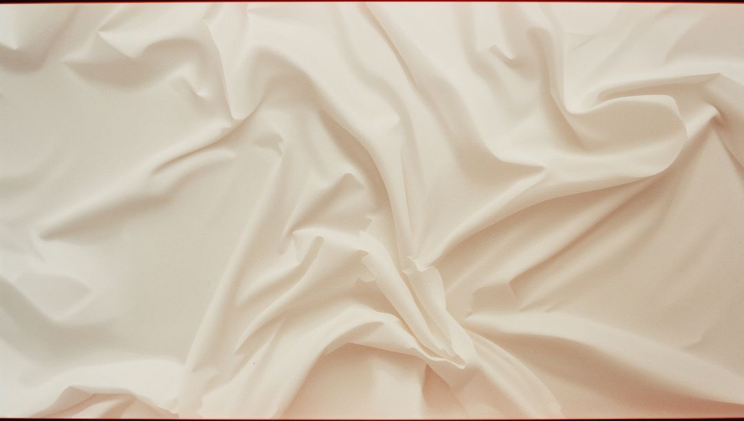 Elegant Light Beige Fabric with Gentle Creases