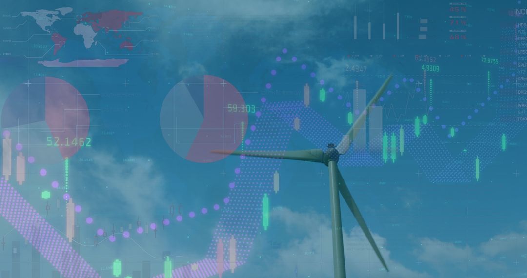 Wind Turbine with Digital Interface for Sustainable Energy Analysis