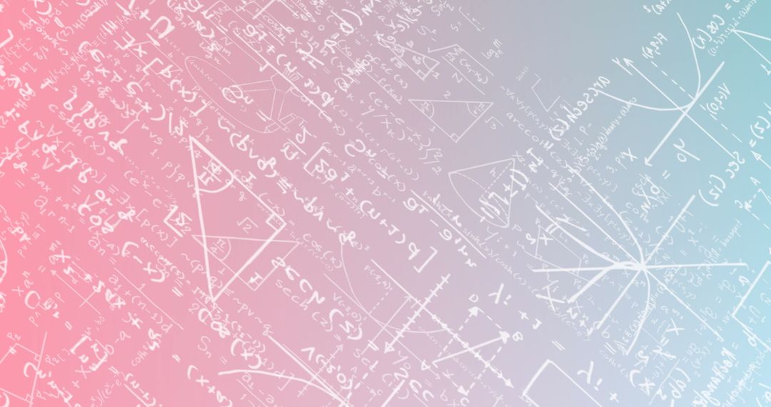 Mathematical Equations on Gradient Background Inspiring Innovation