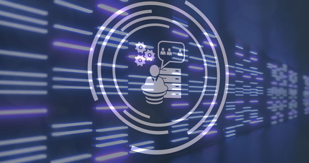 Futuristic Blockchain and Networking Conceptual Interface