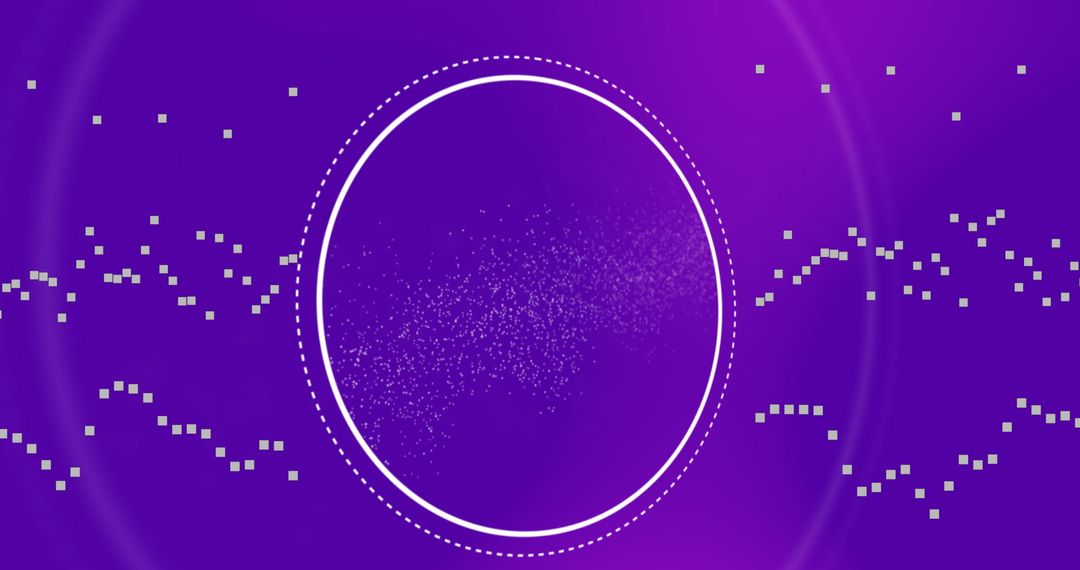 3D DNA Strand Scanning on Purple Background for Medical Research