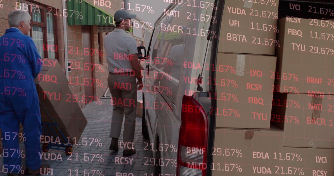 Global Delivery and Trade with Real-Time Data Overlay