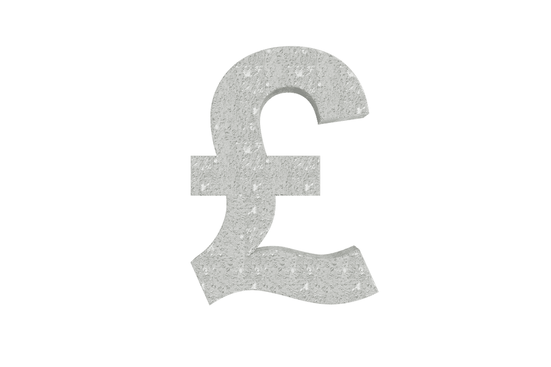 Transparent Gray Pound Symbol Illustration