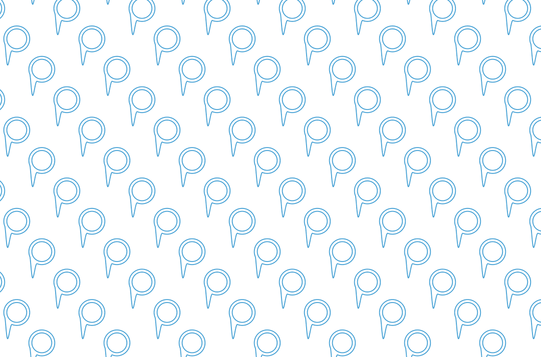 Blue Map Pin Pattern on Transparent Background for Digital Designs