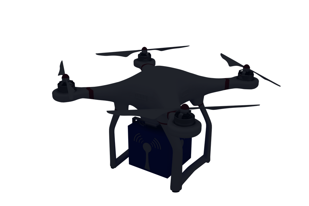 Transparent Computer Graphic Image of Network Drone in Flight - Download Free Stock Images Pikwizard.com