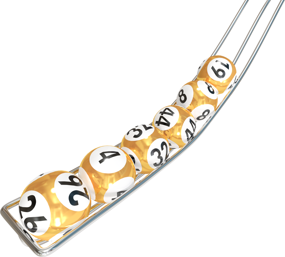 Transparent Lottery Balls in Rack Isolated on White - Download Free Stock Images Pikwizard.com