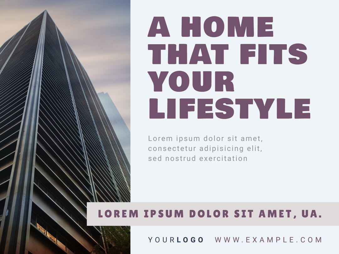 Modern Skyscraper Symbolizing Upscale Urban Living