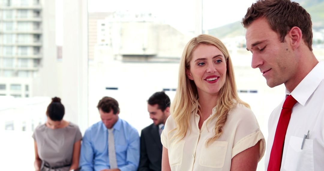 Business Professional Interview Setting with Multigenerational Team