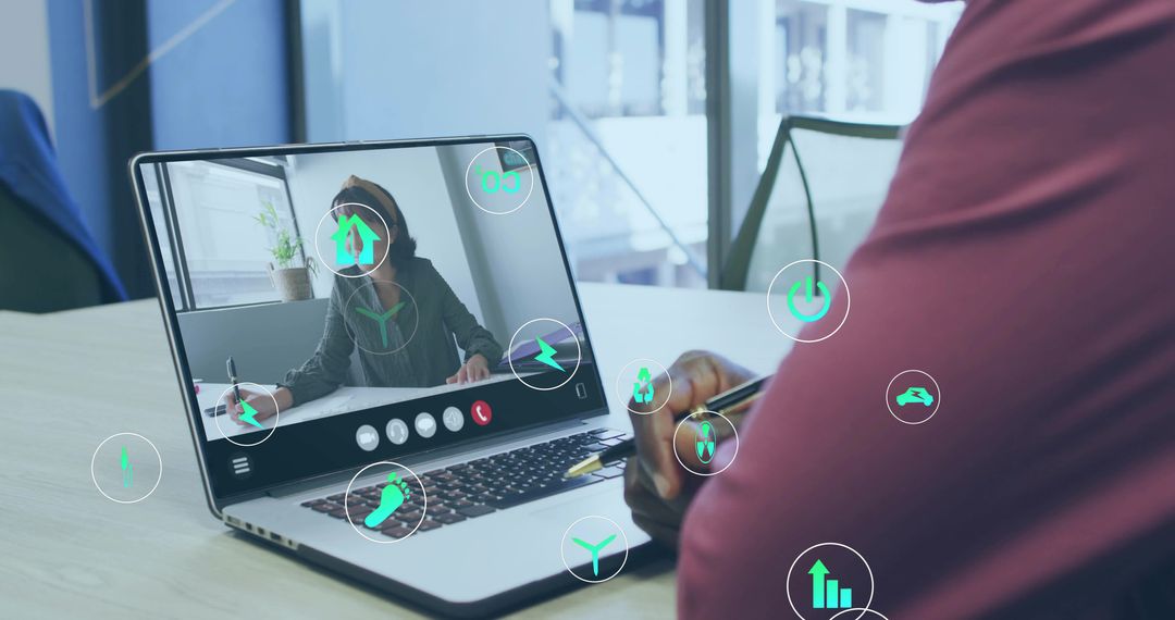 Virtual Business Meeting with Holographic Tech Applications