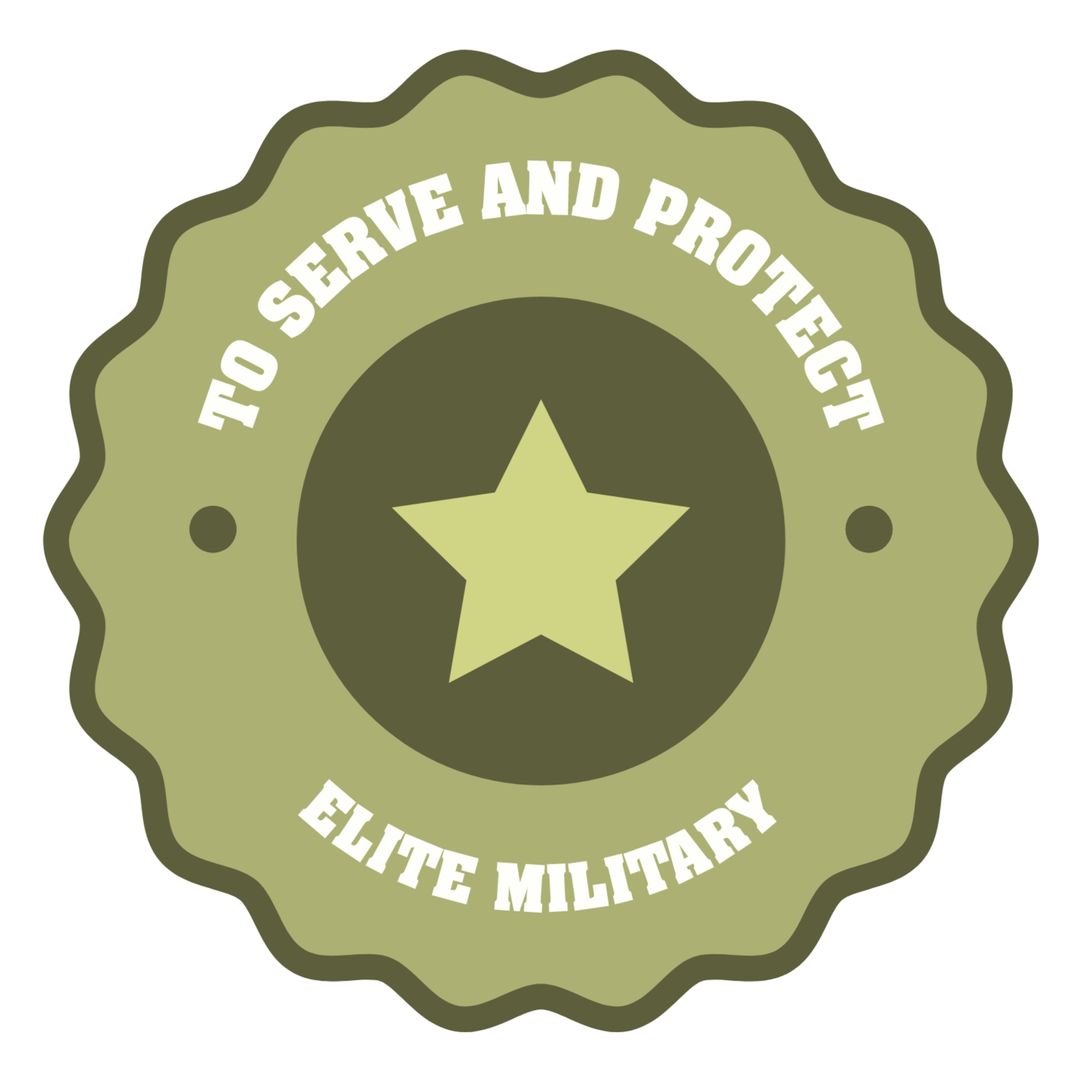 Honor and Duty Military Badge Emblem Design