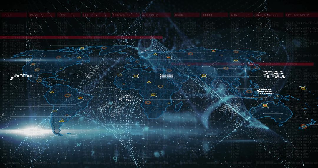 Global Data Processing with Padlock and World Map