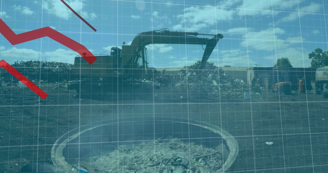 Junkyard Recycling Operations with Financial Data Overlay