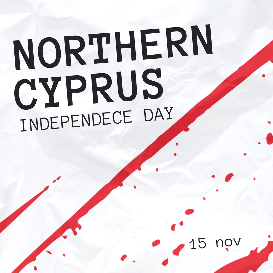 Northern Cyprus Independence Day Celebration Graphic - Download Free Stock Templates Pikwizard.com