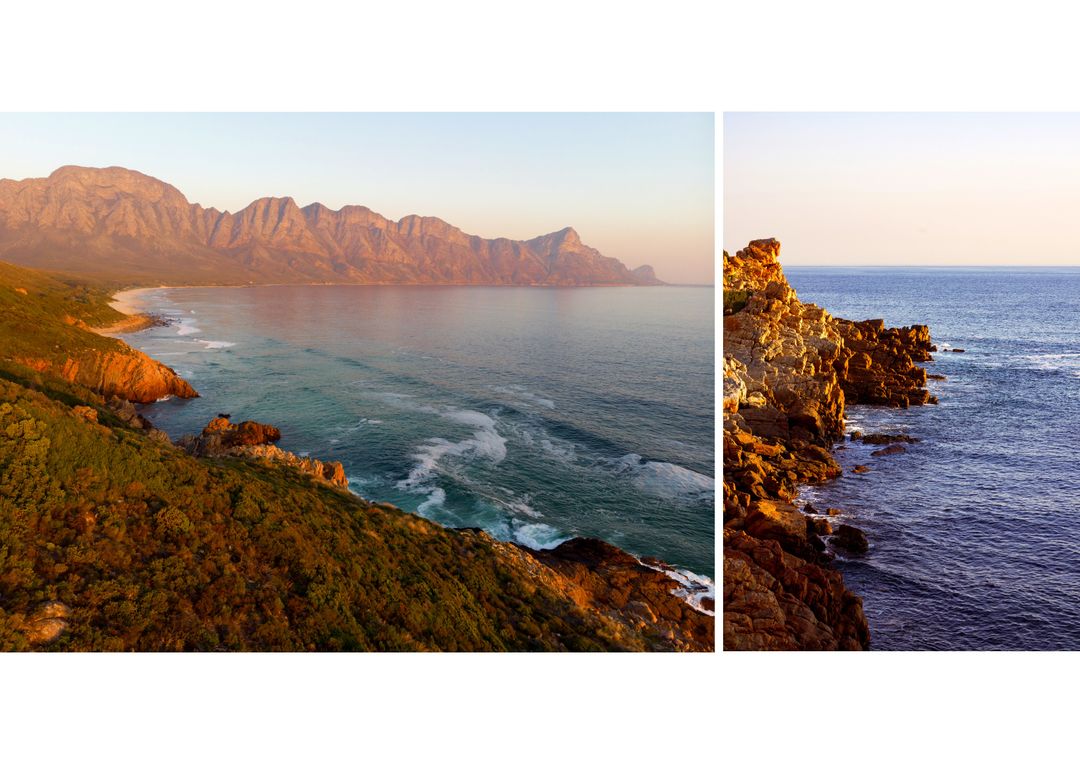 Stunning Coastal Landscape with Mountains and Cliffs