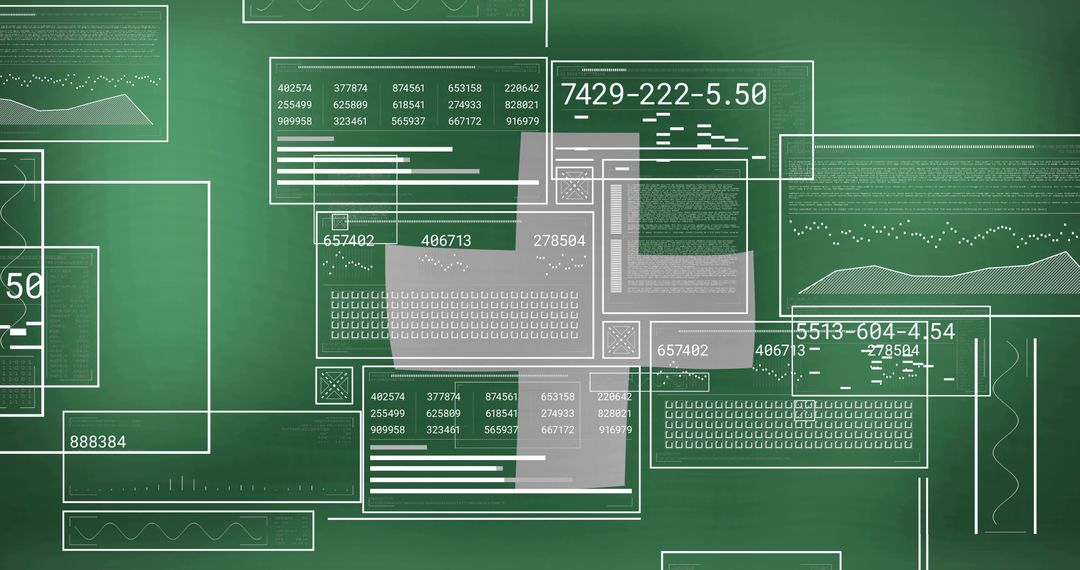 Data Visualization and Interaction on Digital Chalkboard