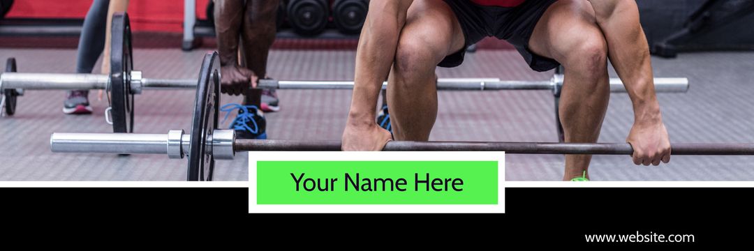 Weightlifters Preparing to Lift Barbells in Gym