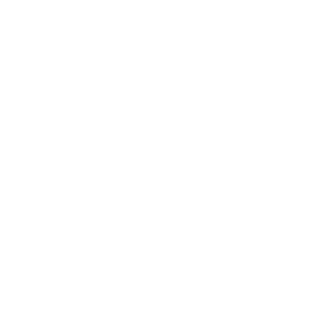 Geometric White Snowflake with Transparent Background