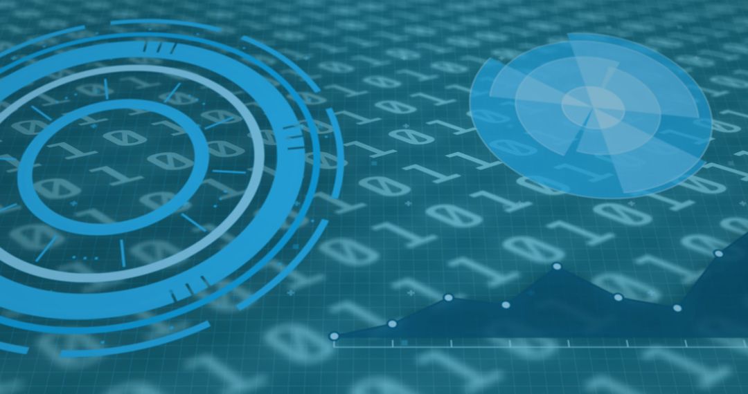 digital interface concept with data visualization graphics - Free Images, Stock Photos and Pictures on Pikwizard.com