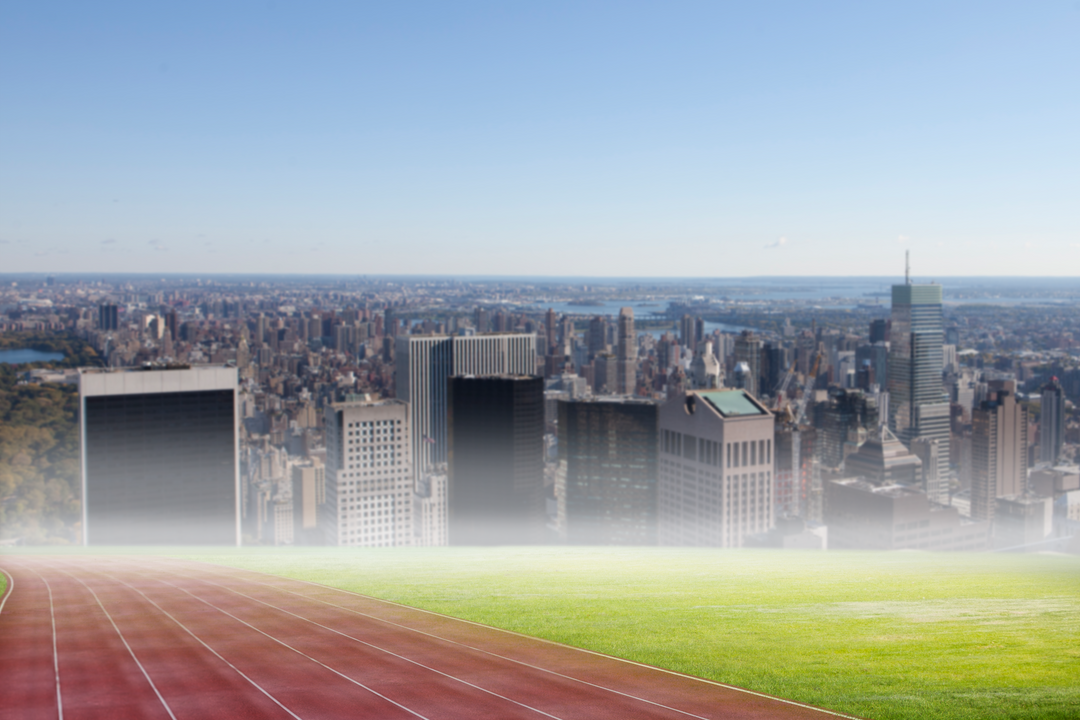 Transparent Background of Sports Stadium and Skyscraper Cityscape - Download Free Stock Images Pikwizard.com