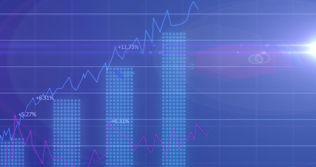 Growth Charts and Data Analysis Visual Illustration