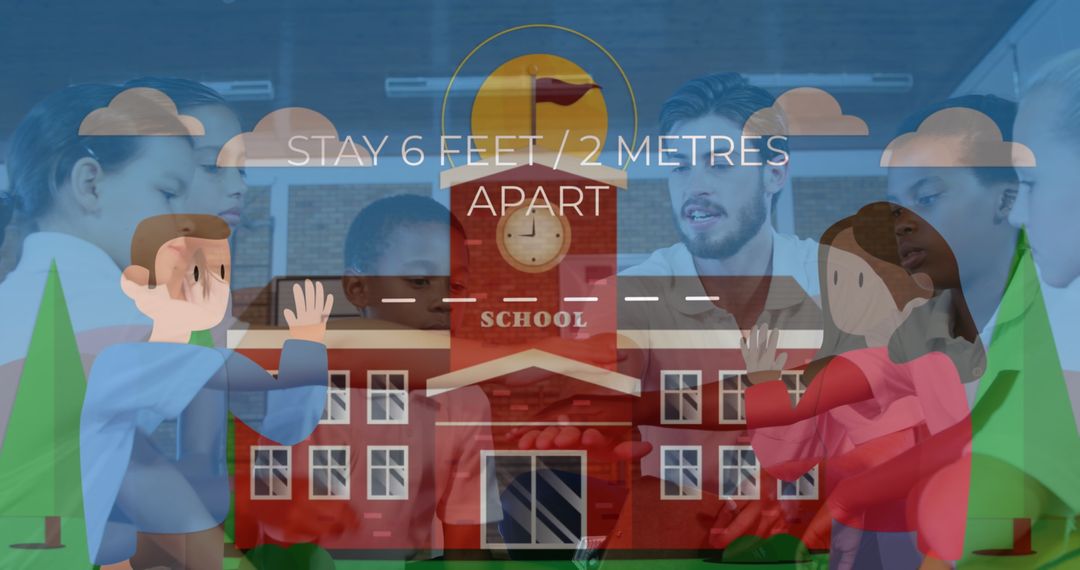 Social Distancing in School During Interactive Learning