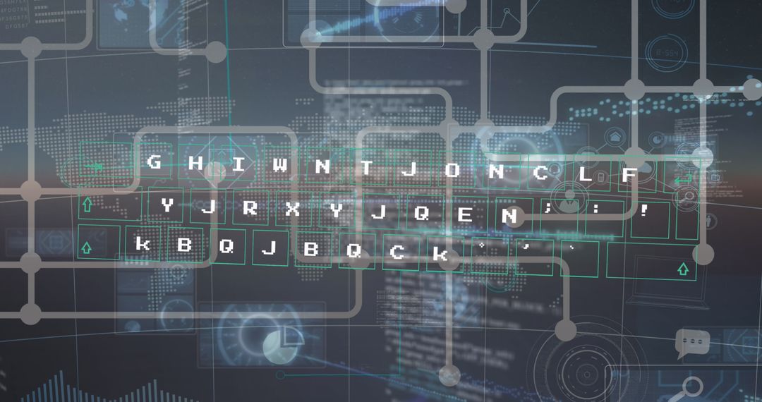 Digital Network Interface with Secure Connections Visualization