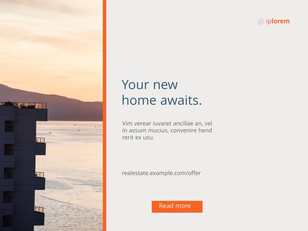 Serene Sunset View from Balcony Promotes New Home Opportunities