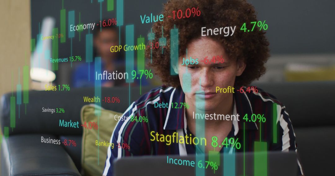 Analyst Examining Economic Data on Computer - Free Images, Stock Photos and Pictures on Pikwizard.com