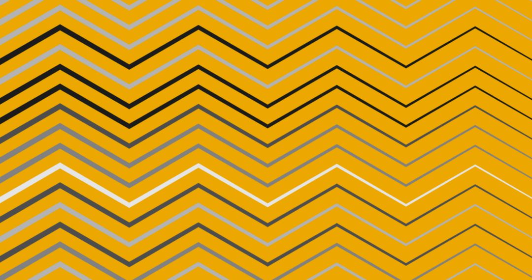 Abstract Yellow Zigzag Pattern Digital Background