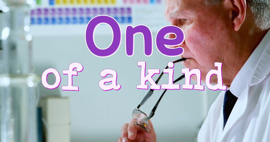 Senior Scientist Contemplating in Laboratory Setting