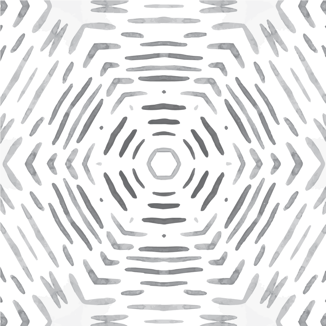 Grey abstract shapes pattern on transparent background
