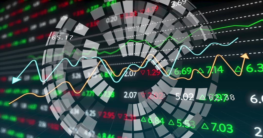 Dynamic Financial Data Display with Interactive Graphs and Charts